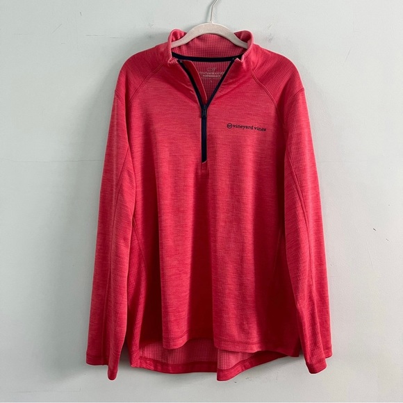 Vineyard Vines Other - Vineyard Vines Performance Sankaty 1/2 Zip Red Pullover